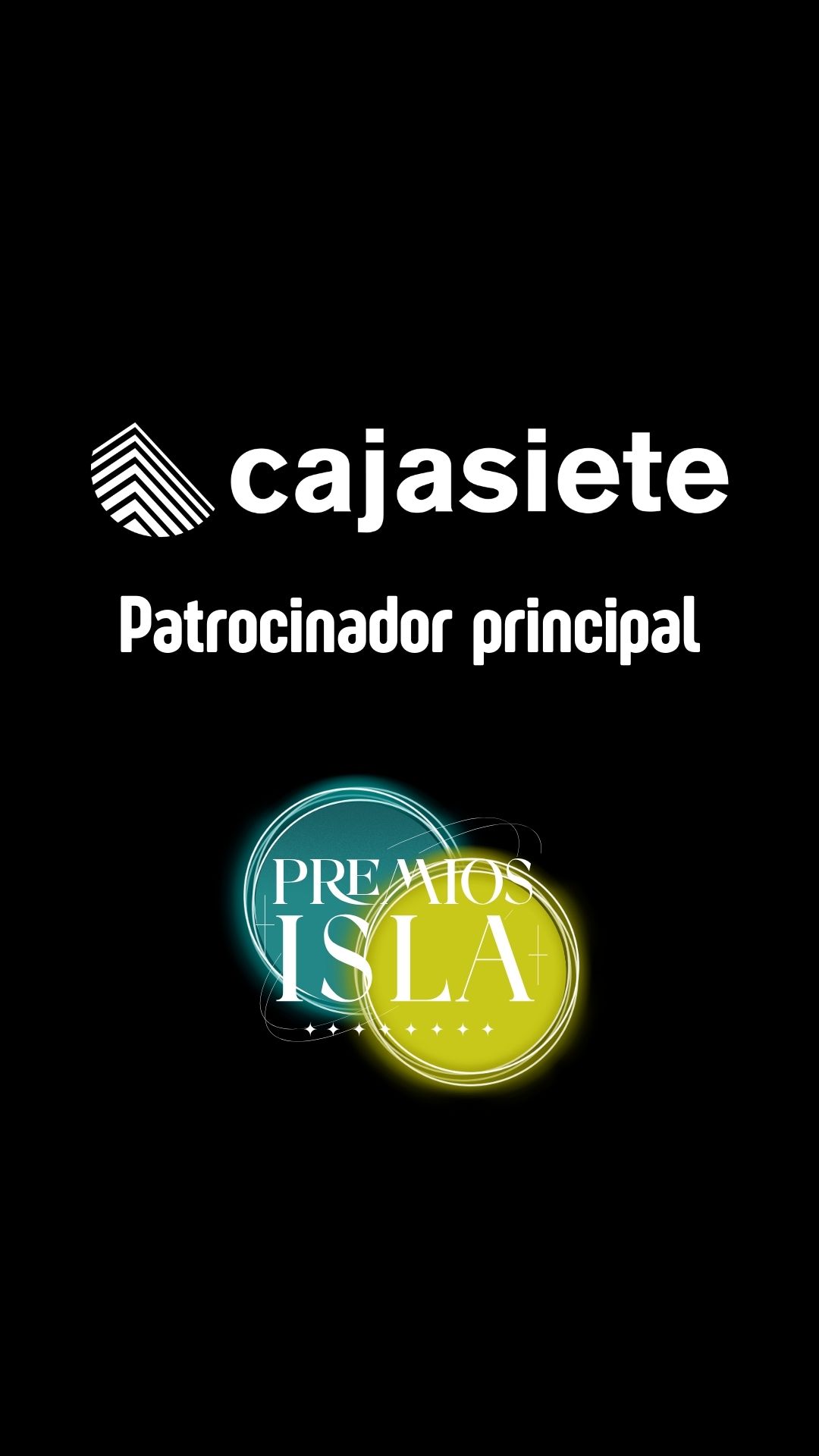 Cajasiete: patrocinador principal de Premios Isla