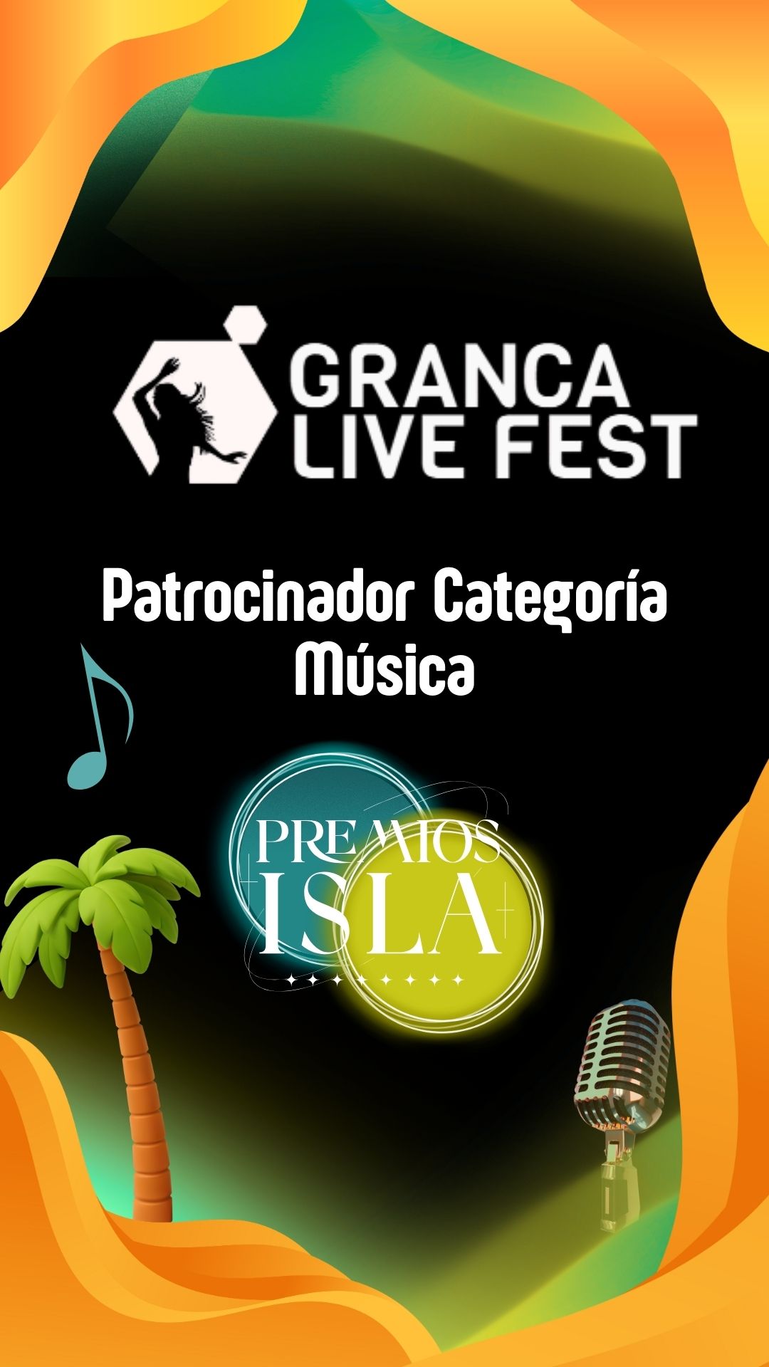 Granca Live Fest renueva su colaboración como patrocinador de la Categoría Música de Premios Isla 2026
