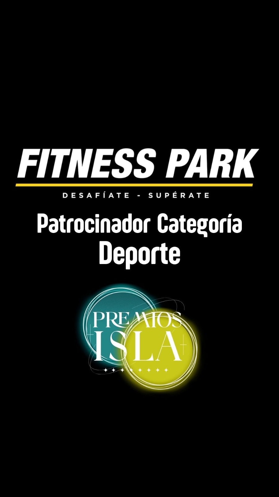 FITNESS PARK renueva como patrocinador de la Categoría Deporte en los Premios Isla